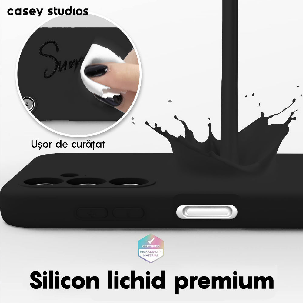 Husa Soft Silicone - Samsung Galaxy A54 - Negru