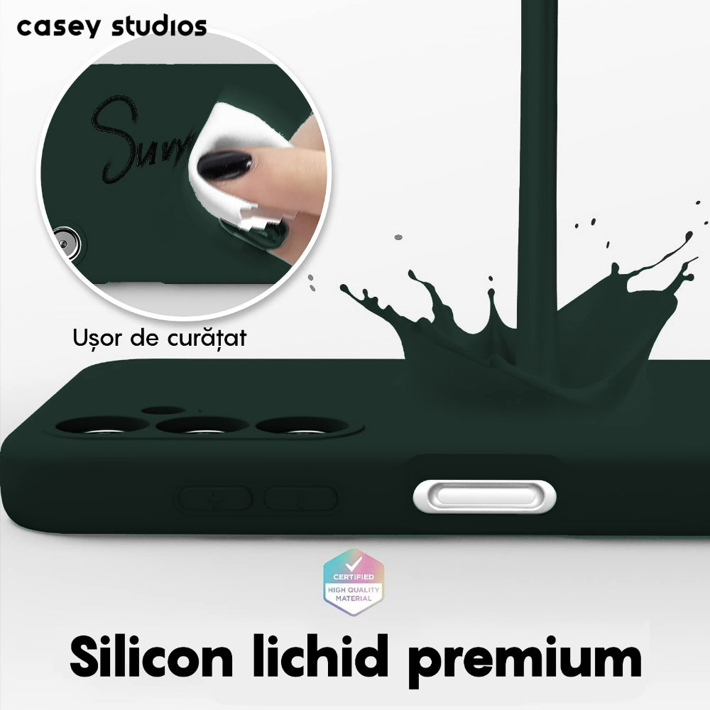 Husa Soft Silicone - Samsung Galaxy A54 - Webster Green