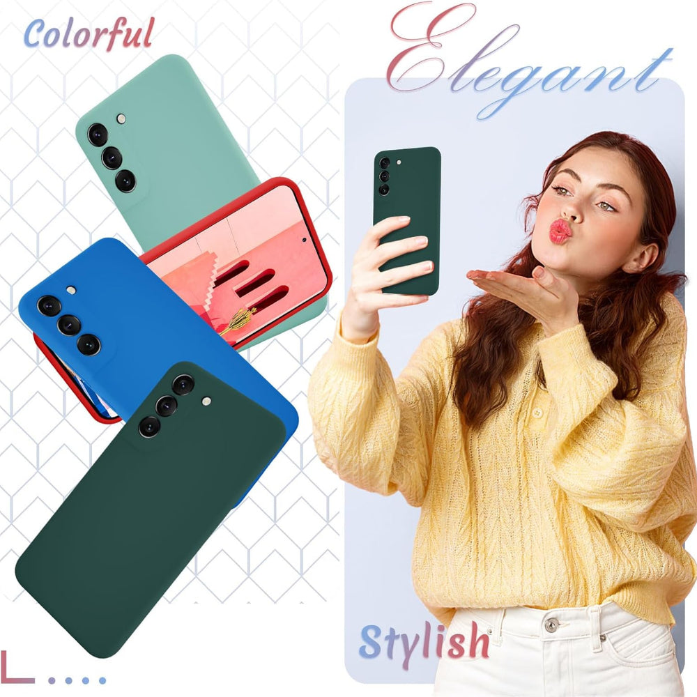 Husa Soft Silicone - Samsung Galaxy S22 - Cadet Blue