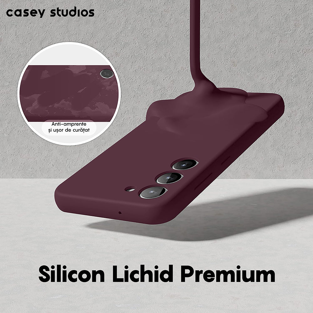 Husa Soft Silicone - Samsung Galaxy S23 Plus - Burgundy