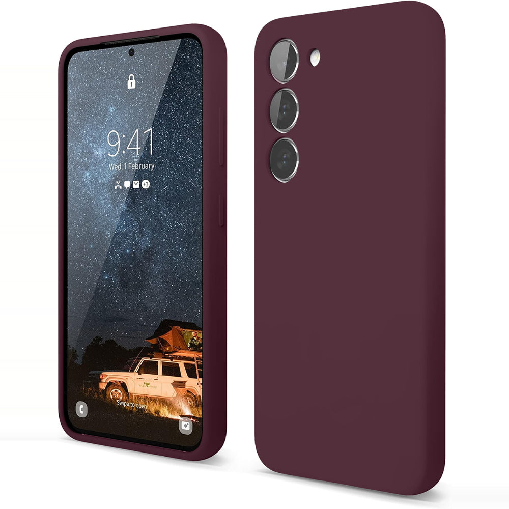 Husa Soft Silicone - Samsung Galaxy S23 Plus - Burgundy