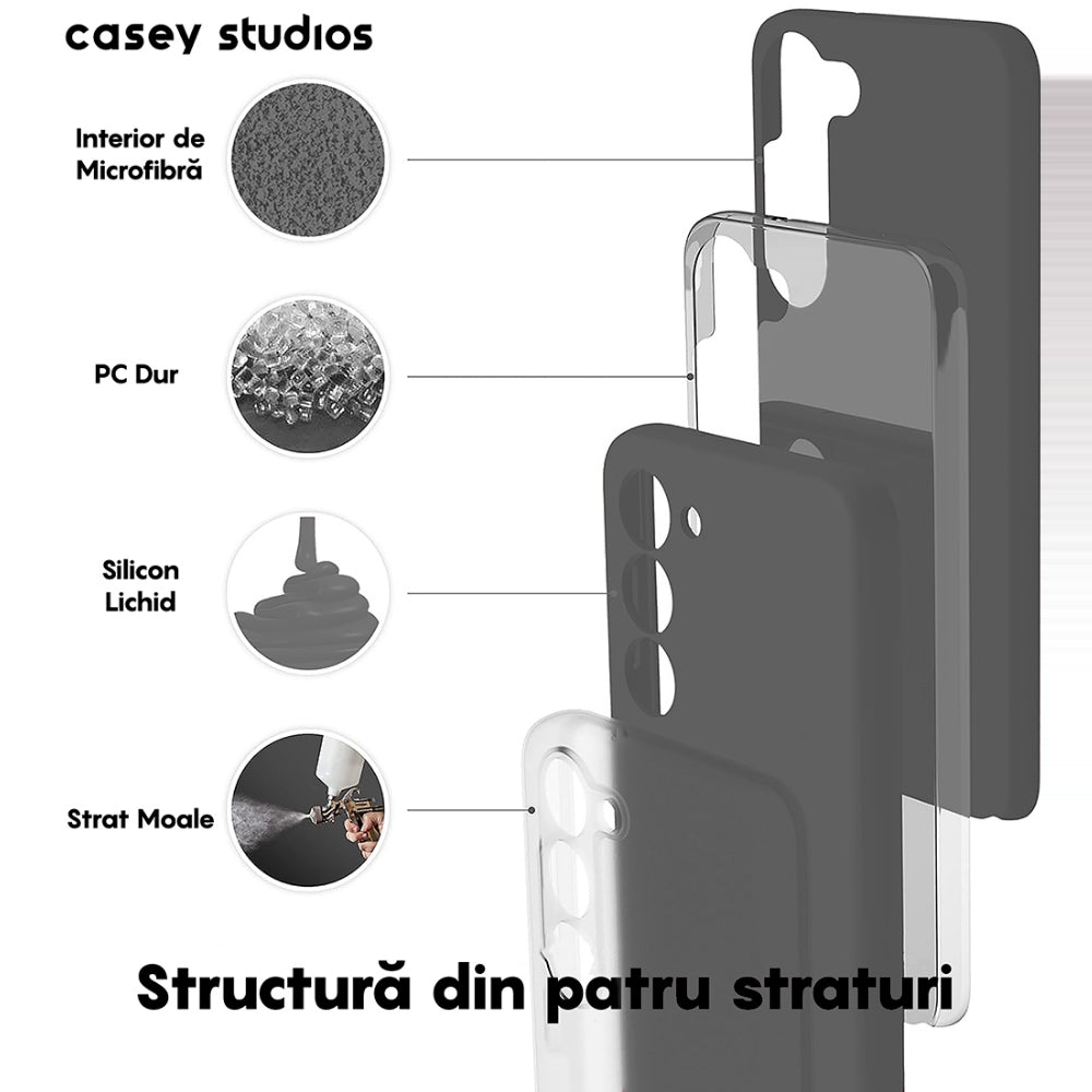 Husa Soft Silicone - Samsung Galaxy S23 Plus - Gri
