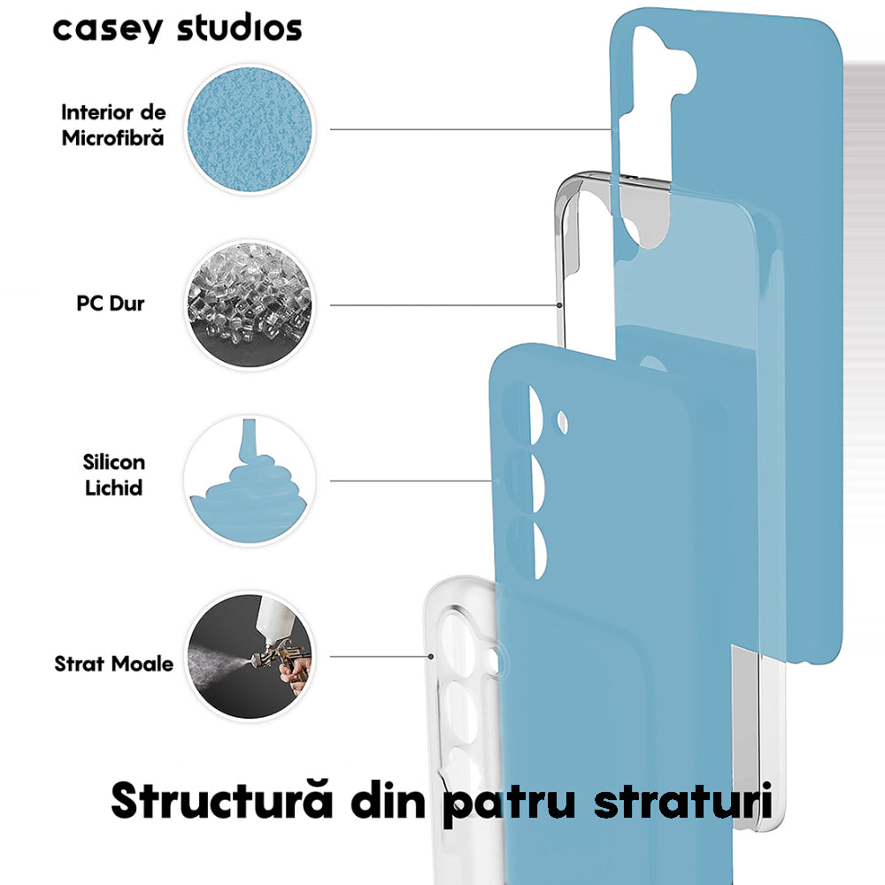Husa Soft Silicone - Samsung Galaxy S23 Plus - Light Blue