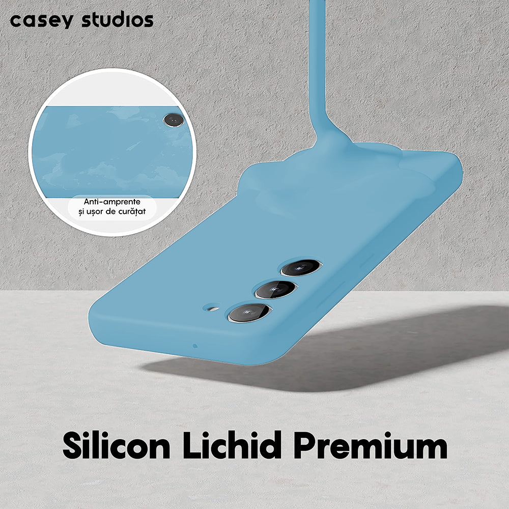 Husa Soft Silicone - Samsung Galaxy S23 Plus - Light Blue