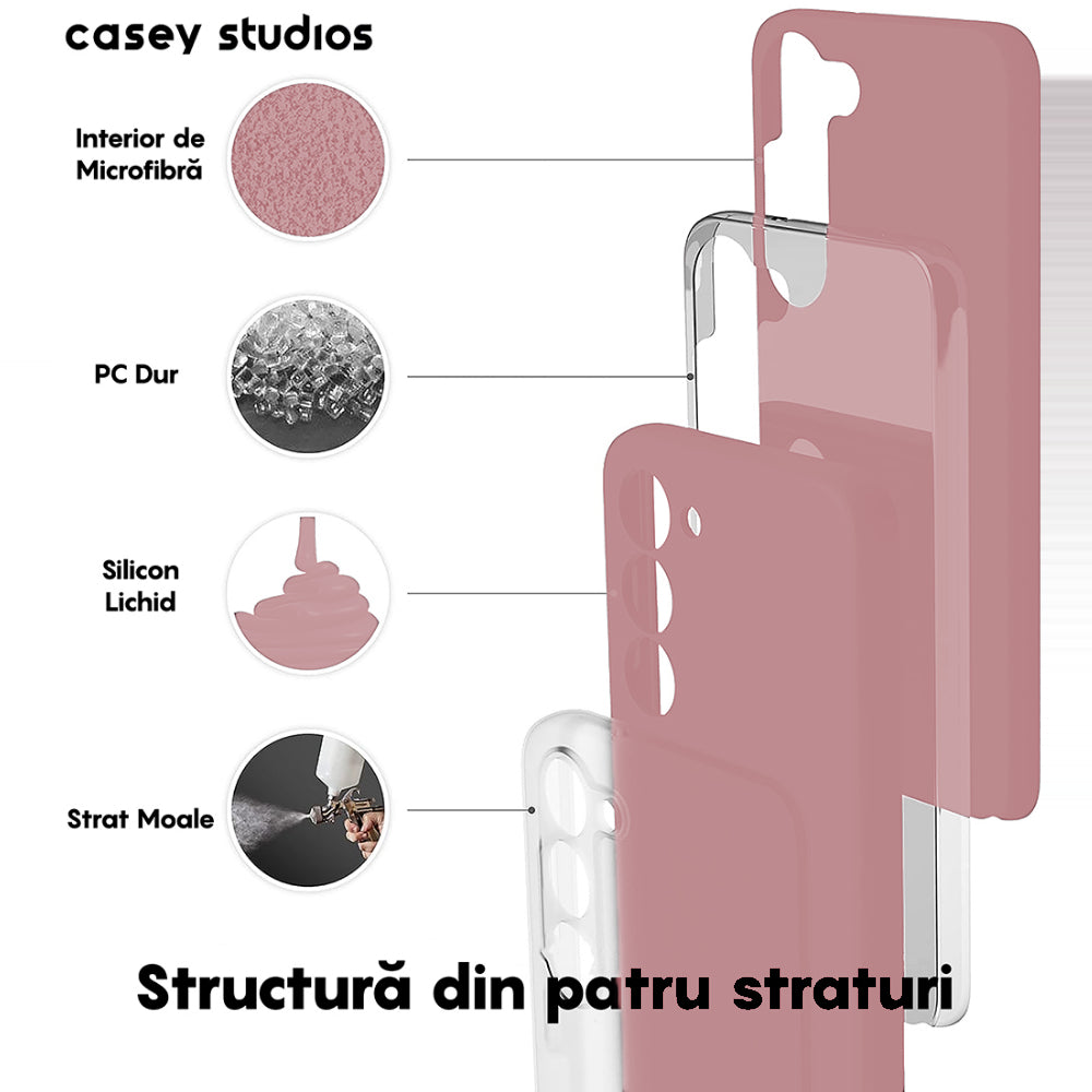 Husa Soft Silicone - Samsung Galaxy S23 Plus - Light Pink