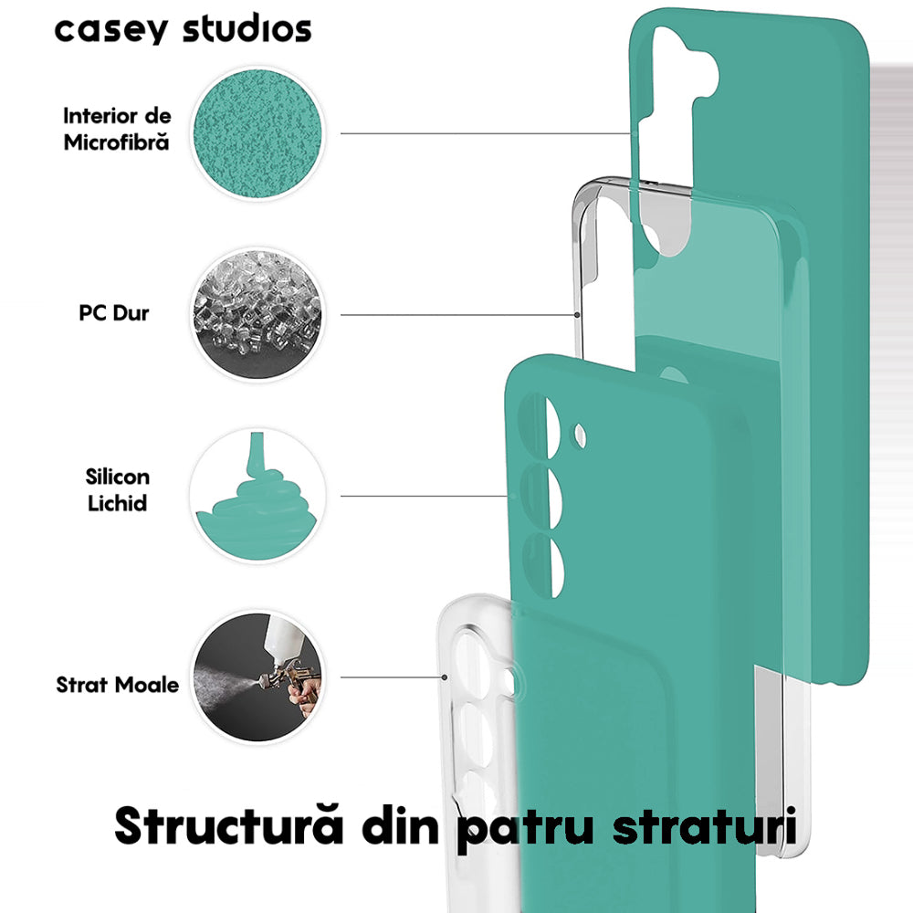 Husa Soft Silicone - Samsung Galaxy S23 Plus - Turcoaz