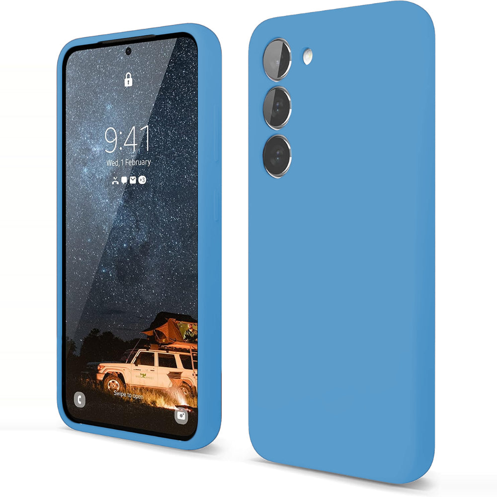 Husa Soft Silicone - Samsung Galaxy S23 Plus - Cadet Blue