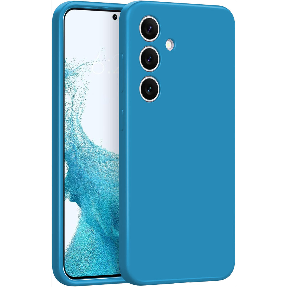 Husa Soft Silicone - Samsung Galaxy S24 - Cadet Blue