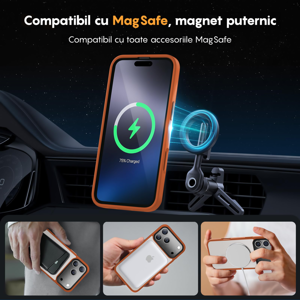 Husa MagSafe - iPhone 17 Pro - Portocaliu