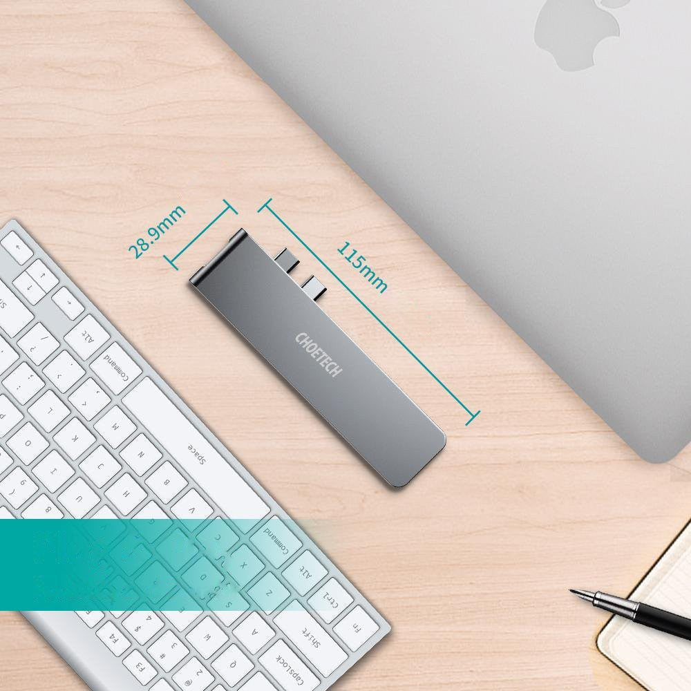 HUB Macbook Pro Choetech Type-C - Gri