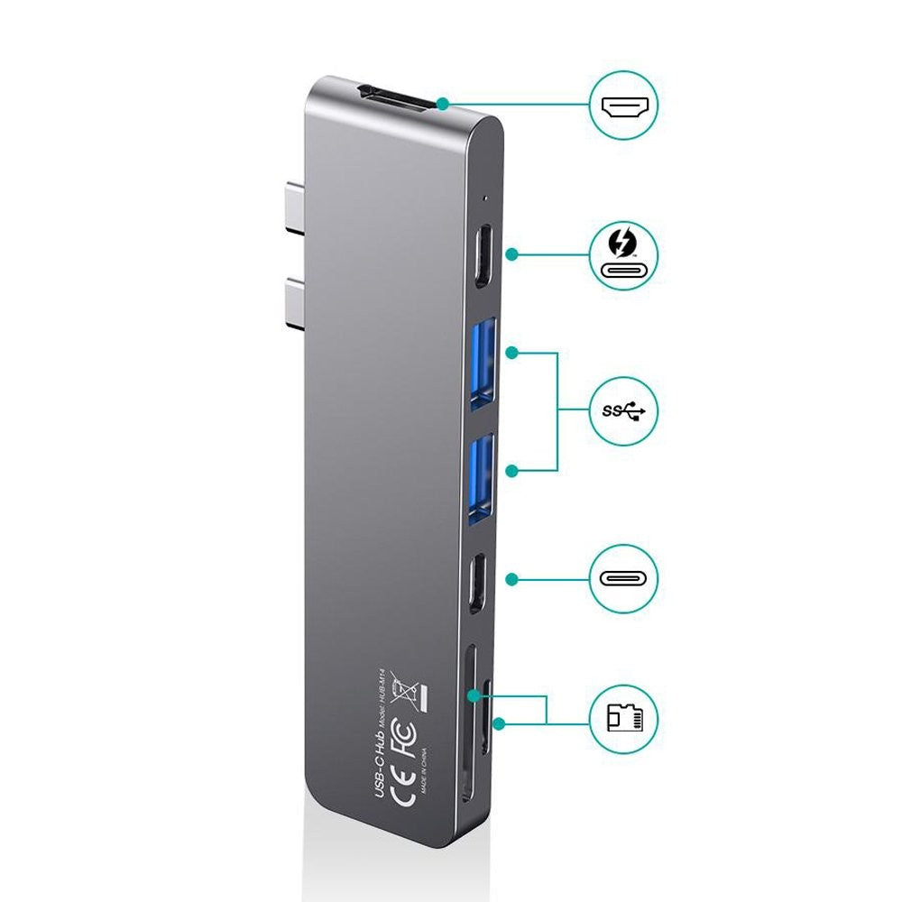 HUB Macbook Pro Choetech Type-C - Gri