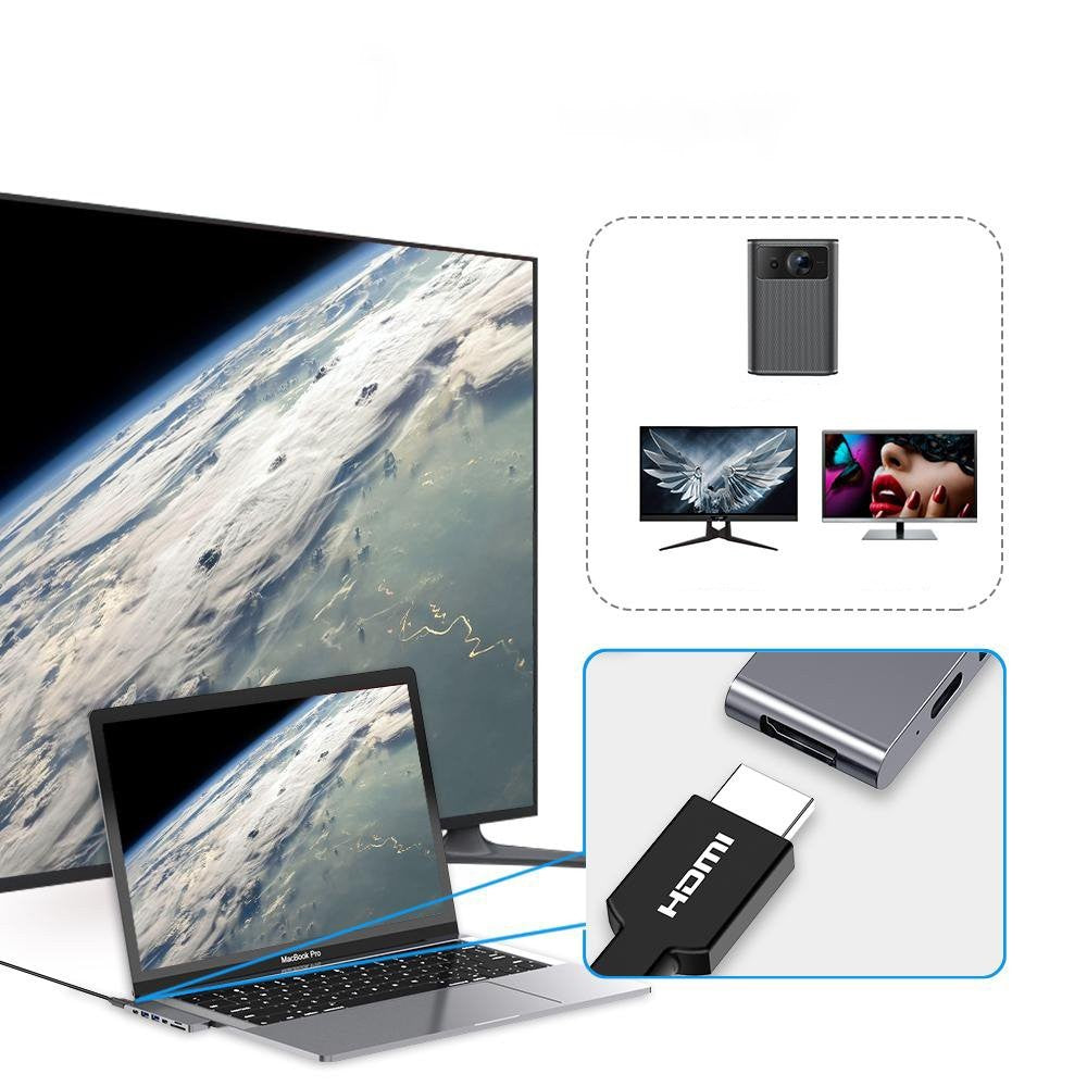 HUB Macbook Pro Choetech Type-C - Gri