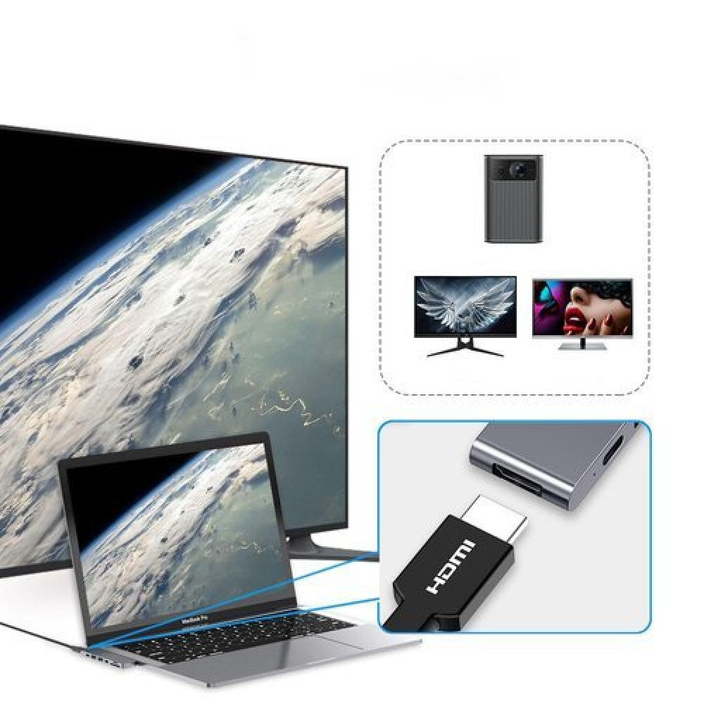 HUB Macbook Pro Choetech Type-C - Gri