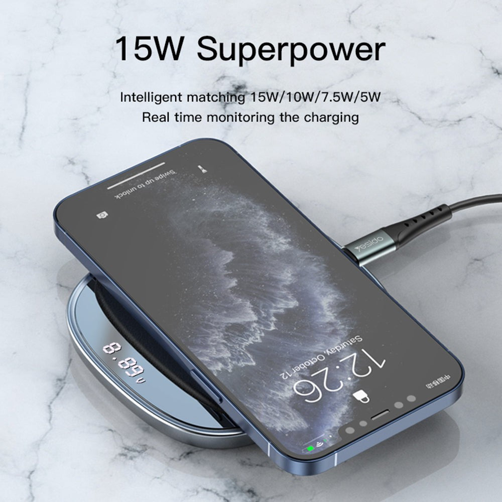 Incarcator Wireless Yesido DS11 - Negru