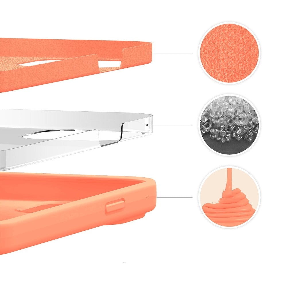 Husa Soft Silicone - iPhone 13 Pro Max - Peach