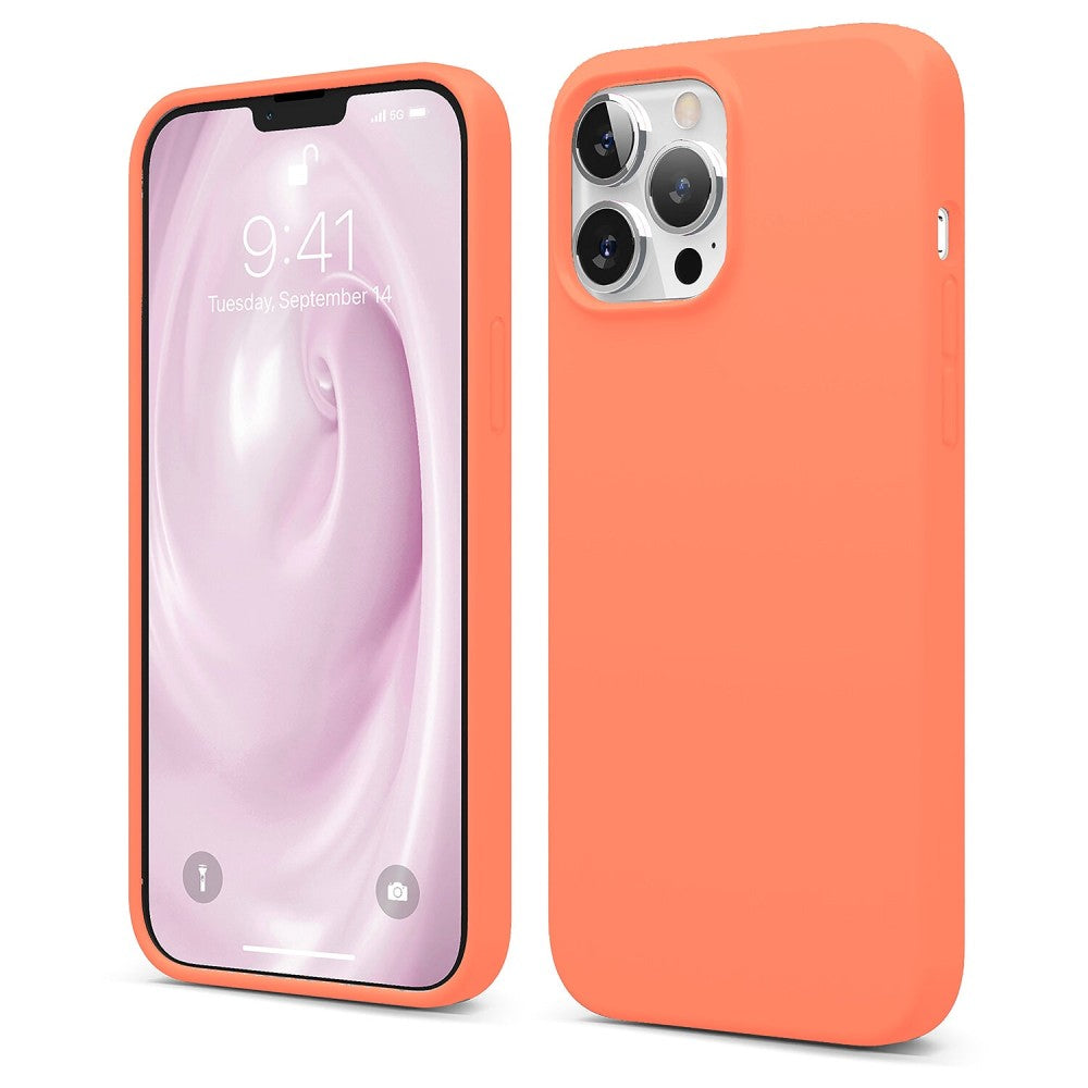 Husa Soft Silicone - iPhone 13 Pro Max - Peach