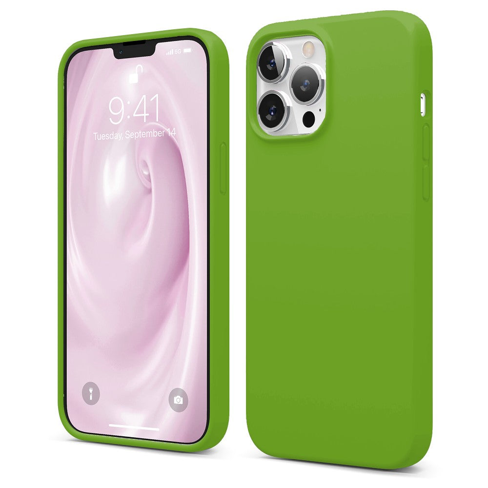 Husa Soft Silicone - iPhone 13 Pro Max - Acid Green