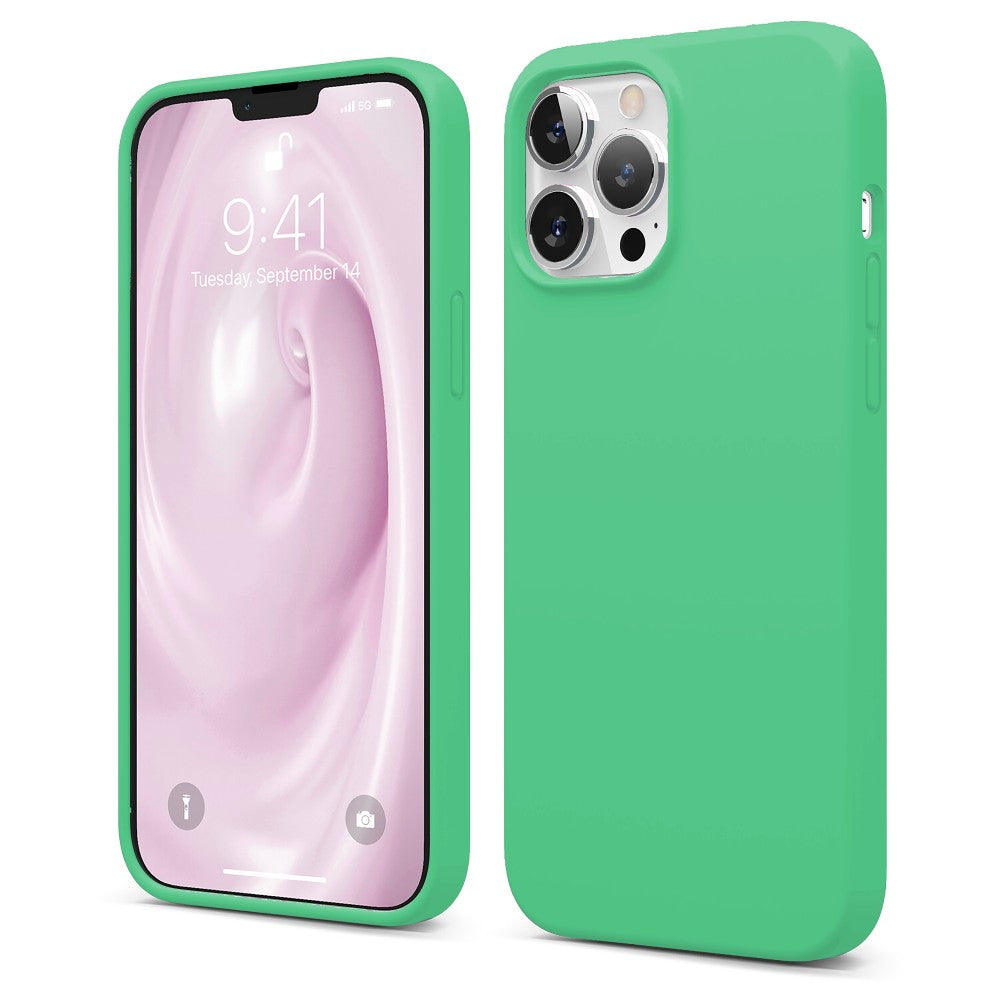 Husa Soft Silicone - iPhone 13 Pro Max - Emerald