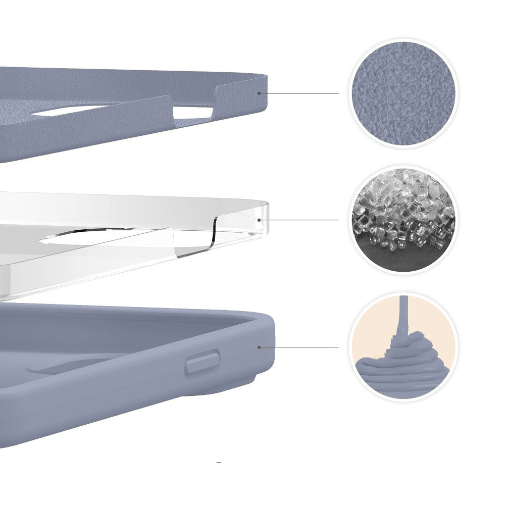 Husa Soft Silicone - iPhone 13 Pro Max - Slate Gray