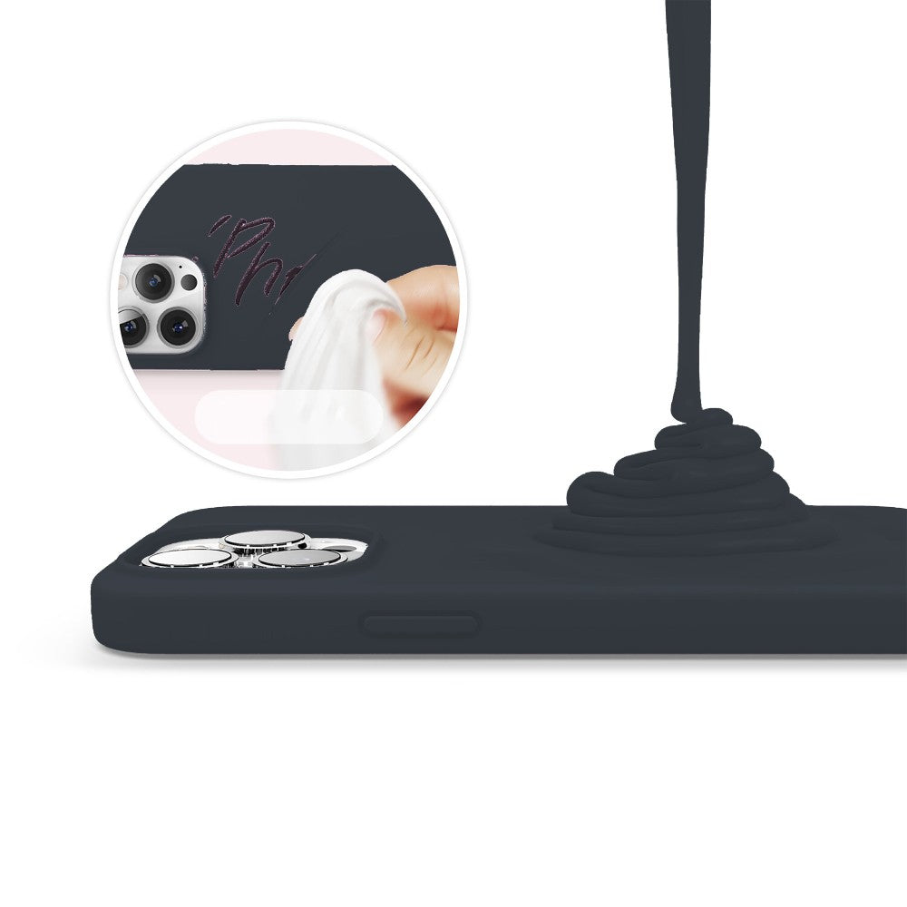 Husa Soft Silicone - iPhone 13 Pro Max - Midnight Blue