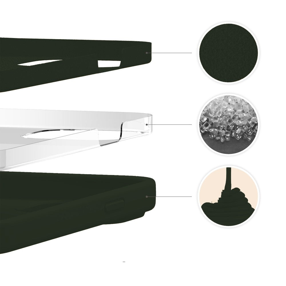 Husa Soft Silicone - iPhone 13 Pro Max - Dark Marine Green