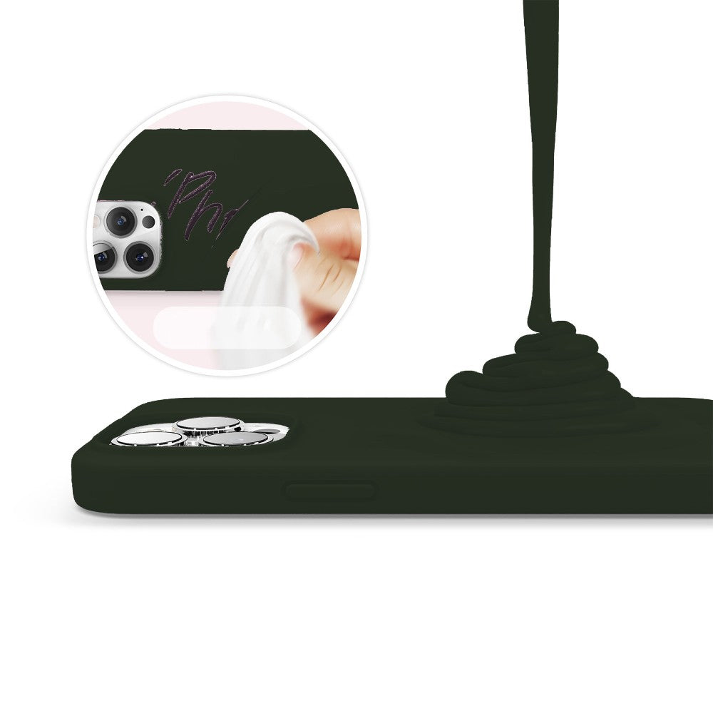 Husa Soft Silicone - iPhone 13 Pro Max - Dark Marine Green