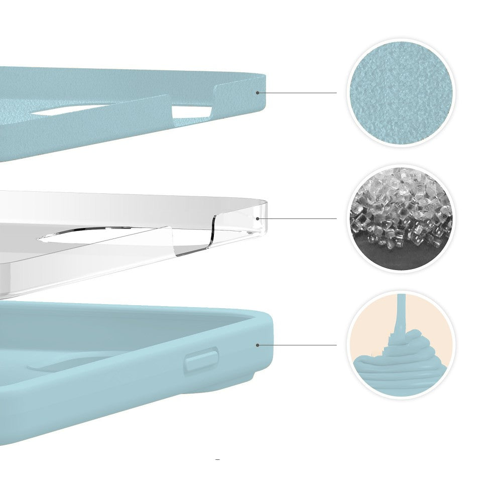 Husa Soft Silicone - iPhone 13 Pro Max - Baby Blue