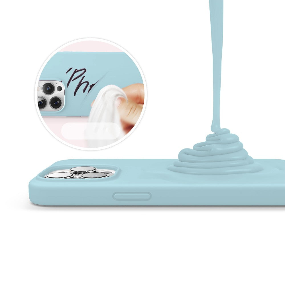 Husa Soft Silicone - iPhone 13 Pro Max - Baby Blue