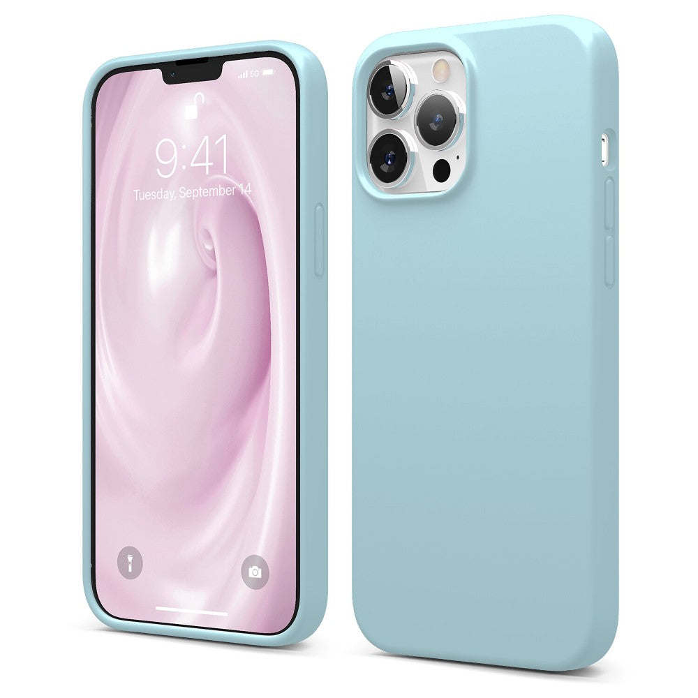 Husa Soft Silicone - iPhone 13 Pro Max - Baby Blue