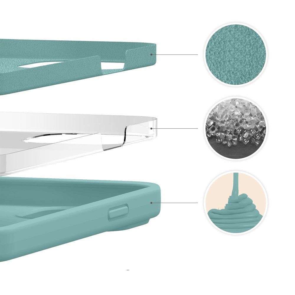 Husa Soft Silicone - iPhone 13 Pro Max - Marine Green