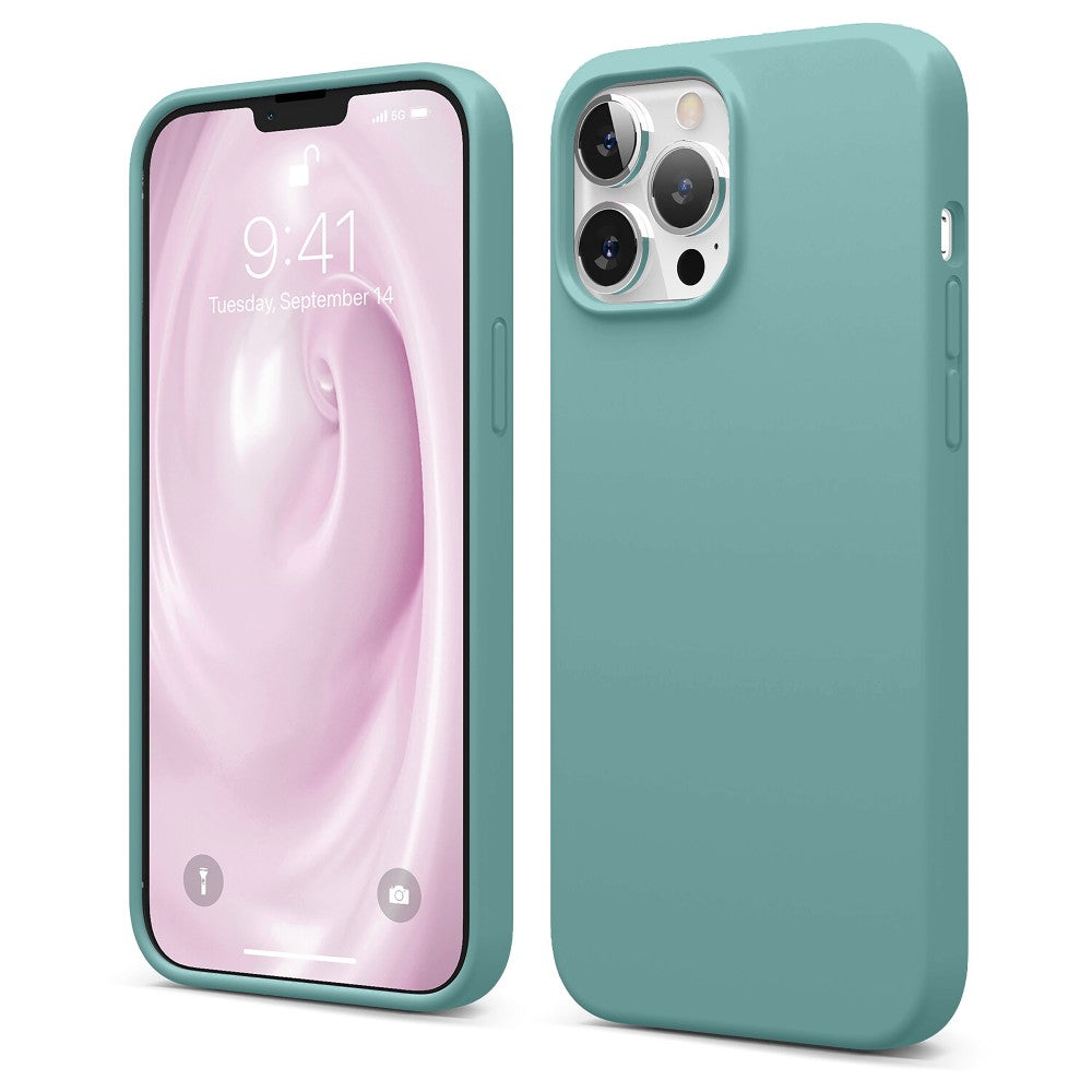 Husa Soft Silicone - iPhone 13 Pro Max - Marine Green