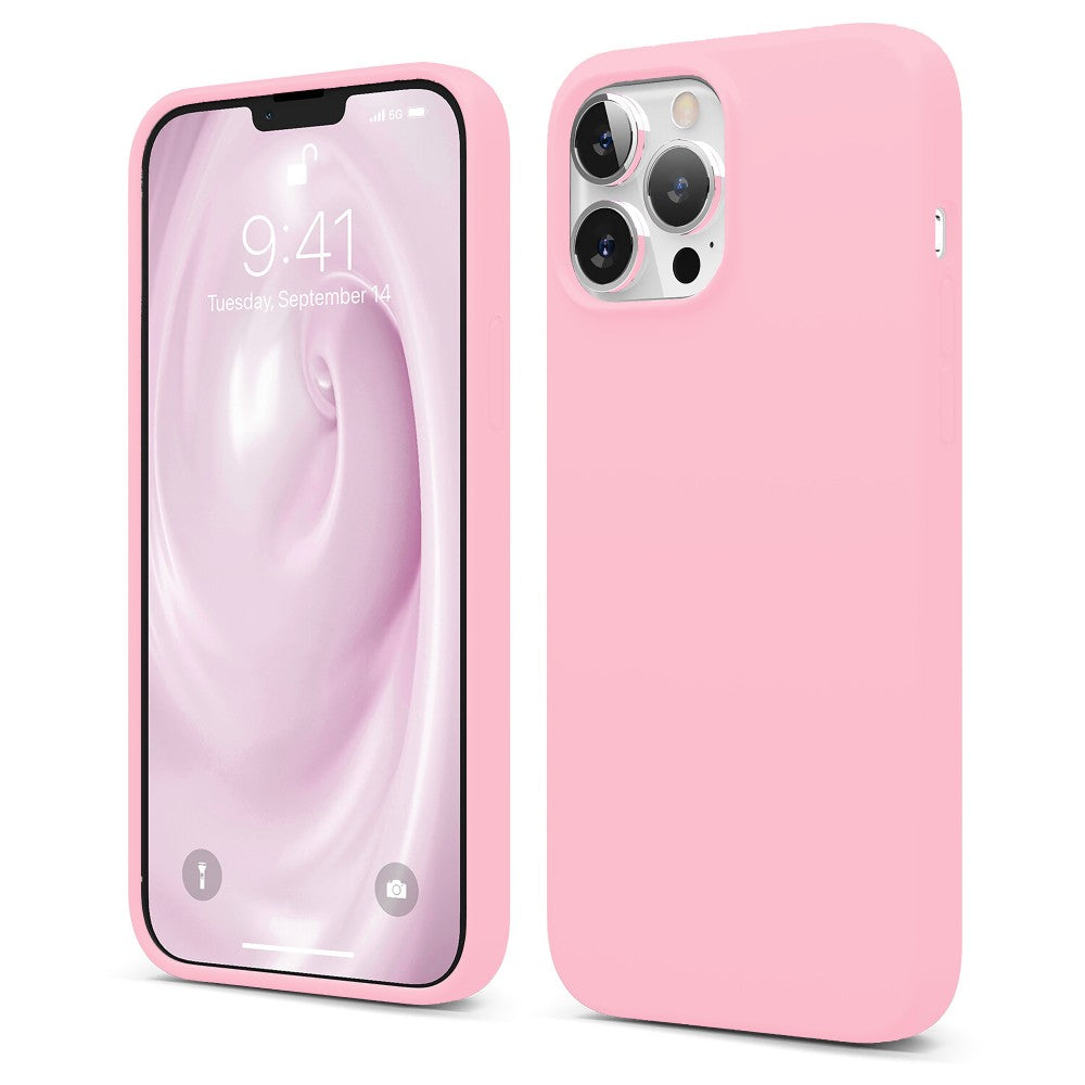 Husa Soft Silicone - iPhone 13 Pro Max - Flamingo Pink