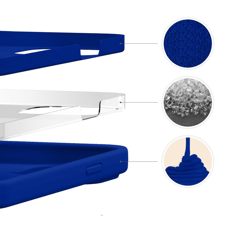 Husa Soft Silicone - iPhone 13 Pro Max - Dark Blue