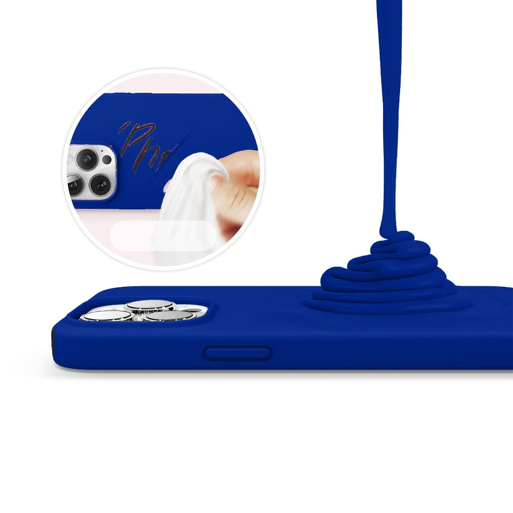 Husa Soft Silicone - iPhone 13 Pro Max - Dark Blue