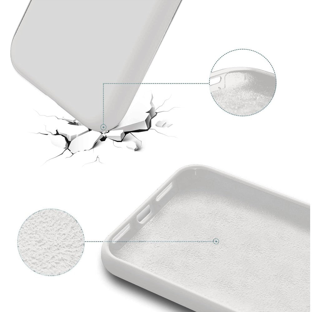 Husa Soft Silicone - iPhone 13 Pro Max - Alb