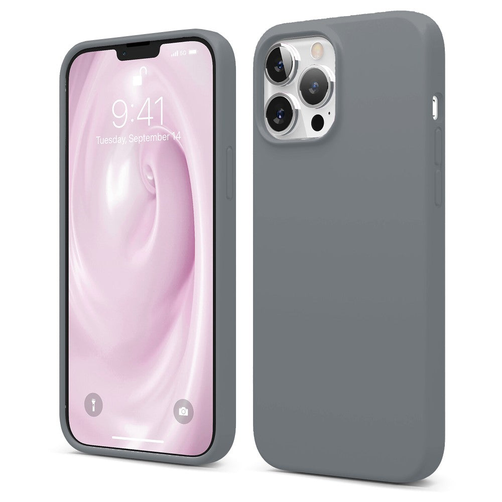 Husa Soft Silicone - iPhone 13 Pro Max - Dark Gray