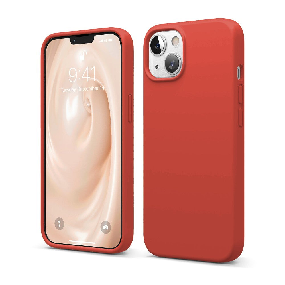 Husa Soft Silicone - iPhone 13 - Orange
