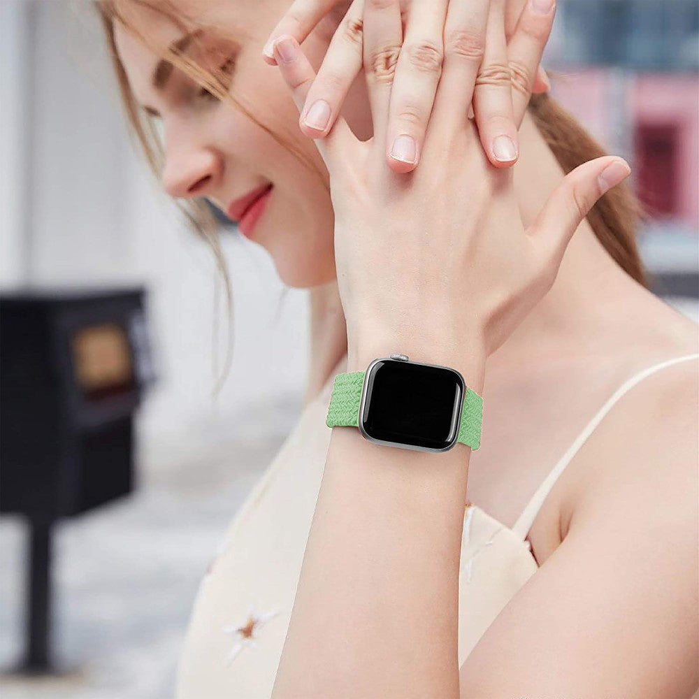 Curea Braided Breeze - Apple Watch 1/2/3/4/5/6/7/8/9/SE/Ultra 1/Ultra 2 - 42/44/45/49 MM - XS - Pistachio