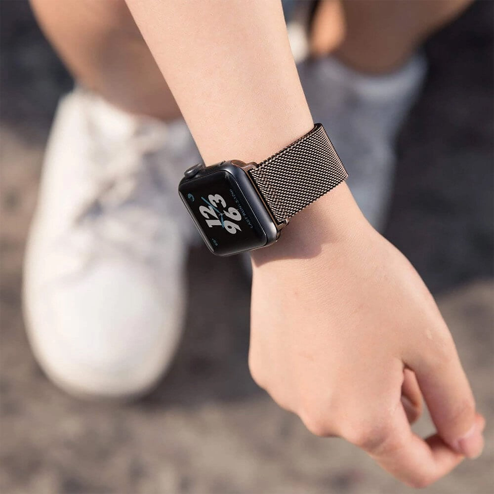 Curea Milanese Classic - Apple Watch 1/2/3/4/5/6/7/8/9/SE - 38/40/41 MM - Brown