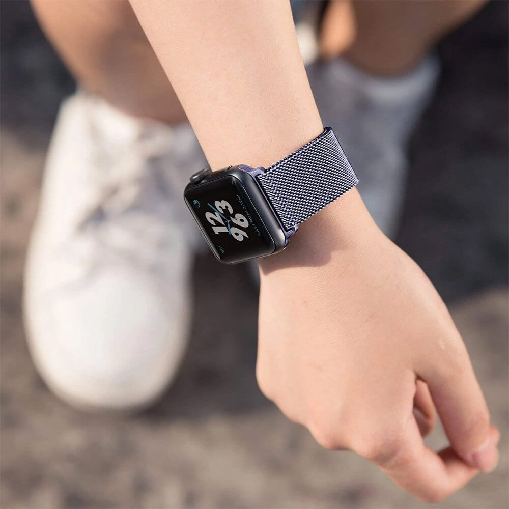 Curea Milanese Classic - Apple Watch 1/2/3/4/5/6/7/8/9/SE/Ultra 1/Ultra 2 - 42/44/45/49 MM - Gray