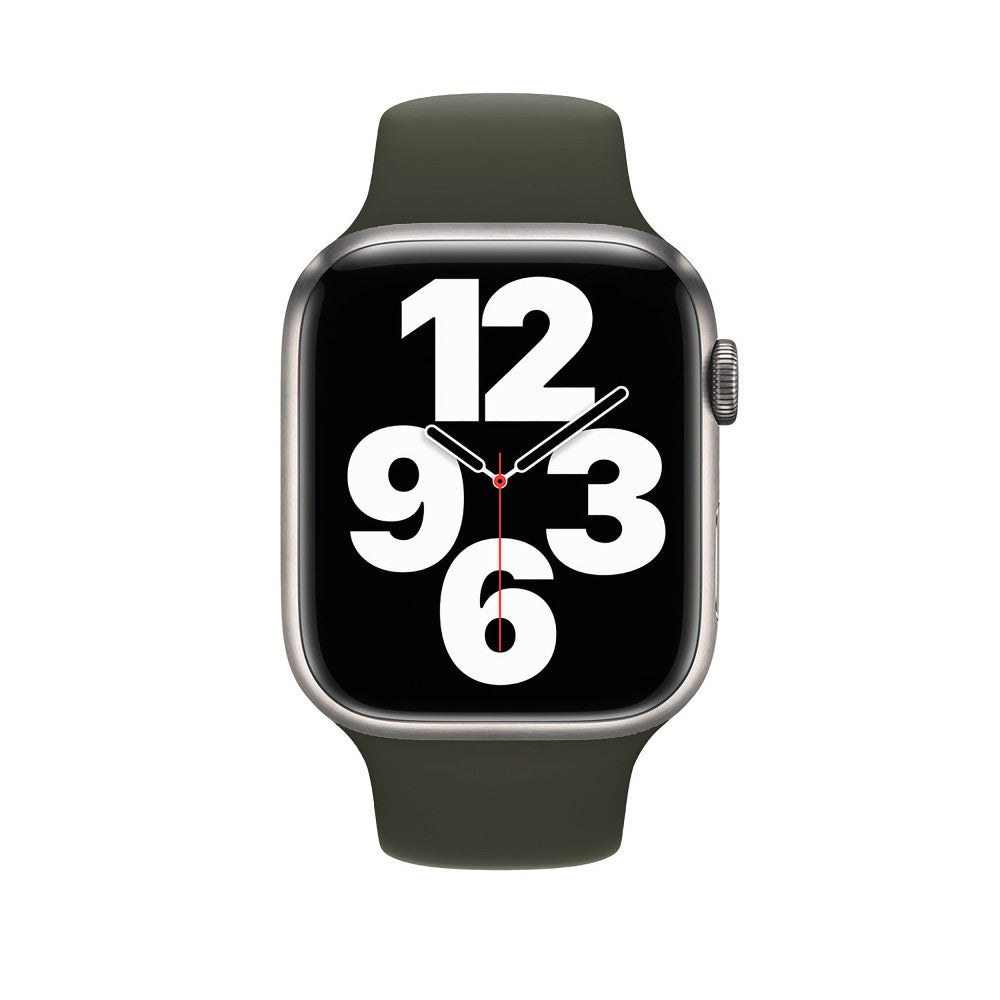 Curea Silicone Sport - Apple Watch 1/2/3/4/5/6/7/8/9/SE - 38/40/41 MM - S/M - Webster Green