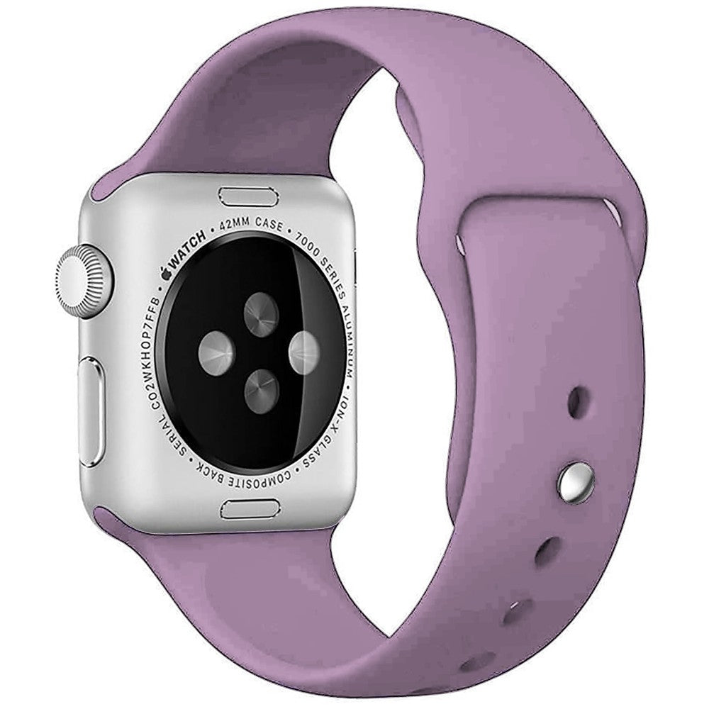 Curea Silicone Sport - Apple Watch 1/2/3/4/5/6/7/8/9/SE/Ultra 1/Ultra 2 - 42/44/45/49 MM - S/M - Light Purple