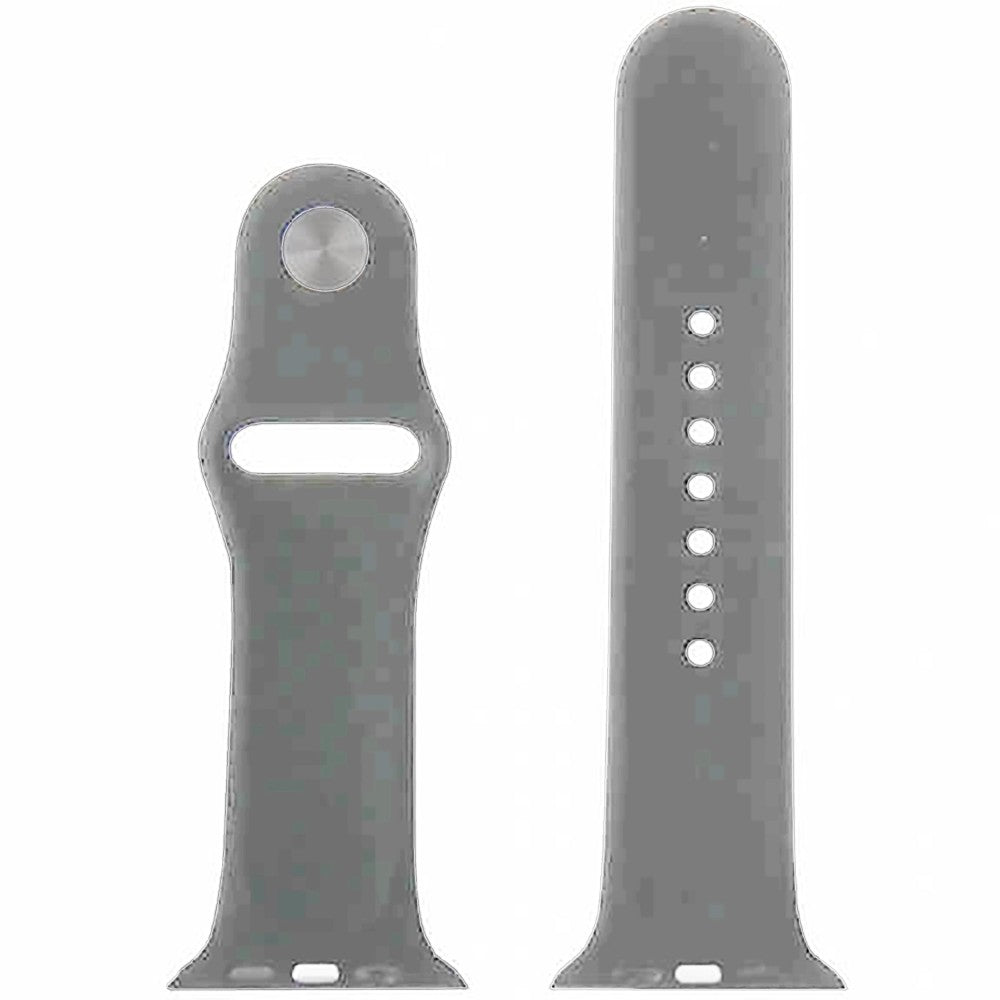 Curea Silicone Sport - Apple Watch 1/2/3/4/5/6/7/8/9/SE/Ultra 1/Ultra 2 - 42/44/45/49 MM - S/M - Gray
