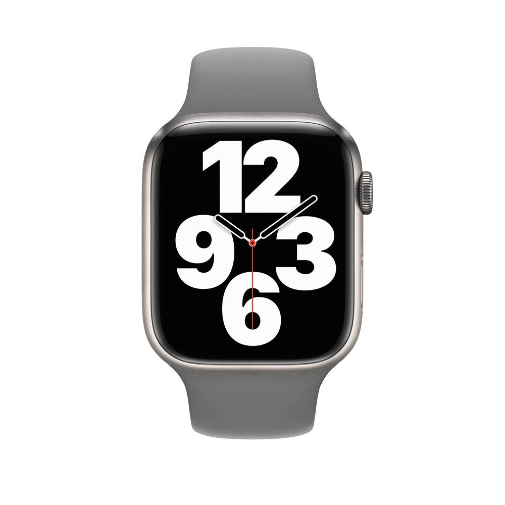 Curea Silicone Sport - Apple Watch 1/2/3/4/5/6/7/8/9/SE/Ultra 1/Ultra 2 - 42/44/45/49 MM - S/M - Gray