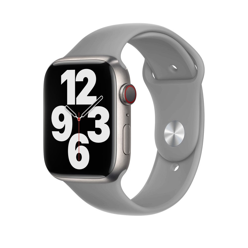 Curea Silicone Sport - Apple Watch 1/2/3/4/5/6/7/8/9/SE/Ultra 1/Ultra 2 - 42/44/45/49 MM - S/M - Gray