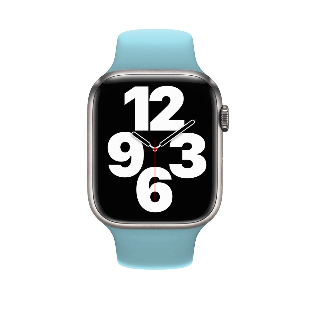 Curea Silicone Sport - Apple Watch 1/2/3/4/5/6/7/8/9/SE/Ultra 1/Ultra 2 - 42/44/45/49 MM - S/M - Baby Blue