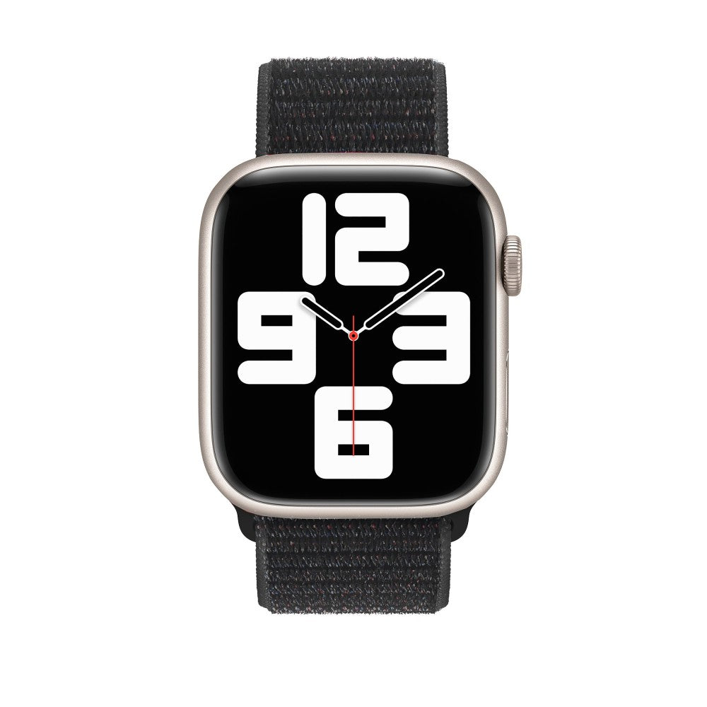 Curea Nylon Classic - Apple Watch 1/2/3/4/5/6/7/8/9/SE/Ultra 1/Ultra 2 - 42/44/45/49 MM - Black