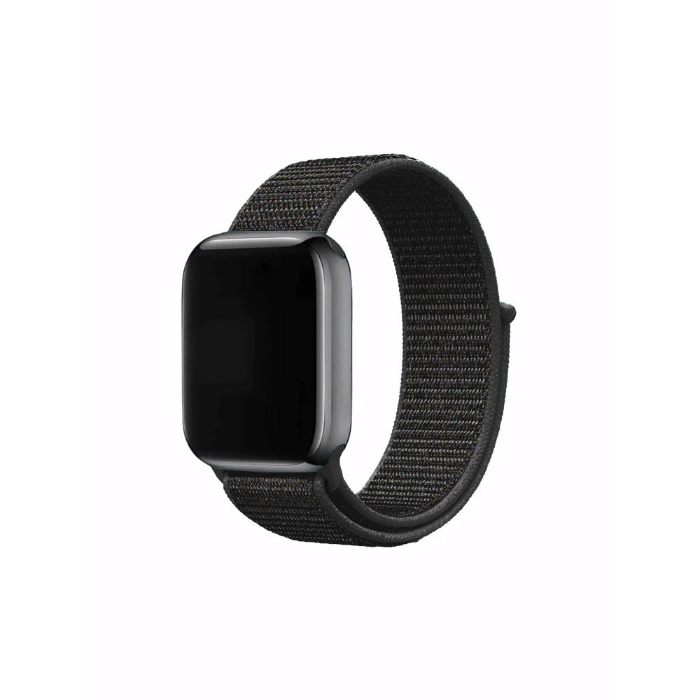 Curea Nylon Classic - Apple Watch 1/2/3/4/5/6/7/8/9/SE/Ultra 1/Ultra 2 - 42/44/45/49 MM - Black
