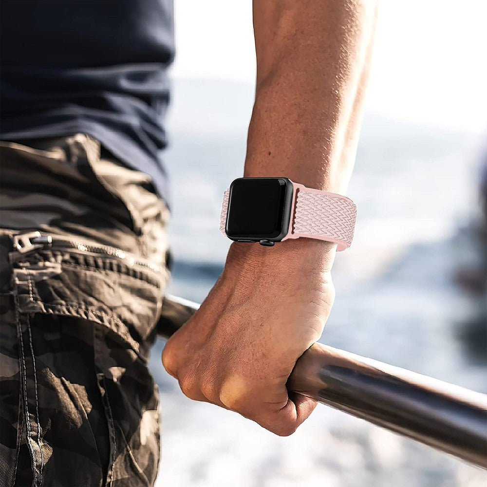 Curea Nylon Classic - Apple Watch 1/2/3/4/5/6/7/8/9/SE/Ultra 1/Ultra 2 - 42/44/45/49 MM - Pink