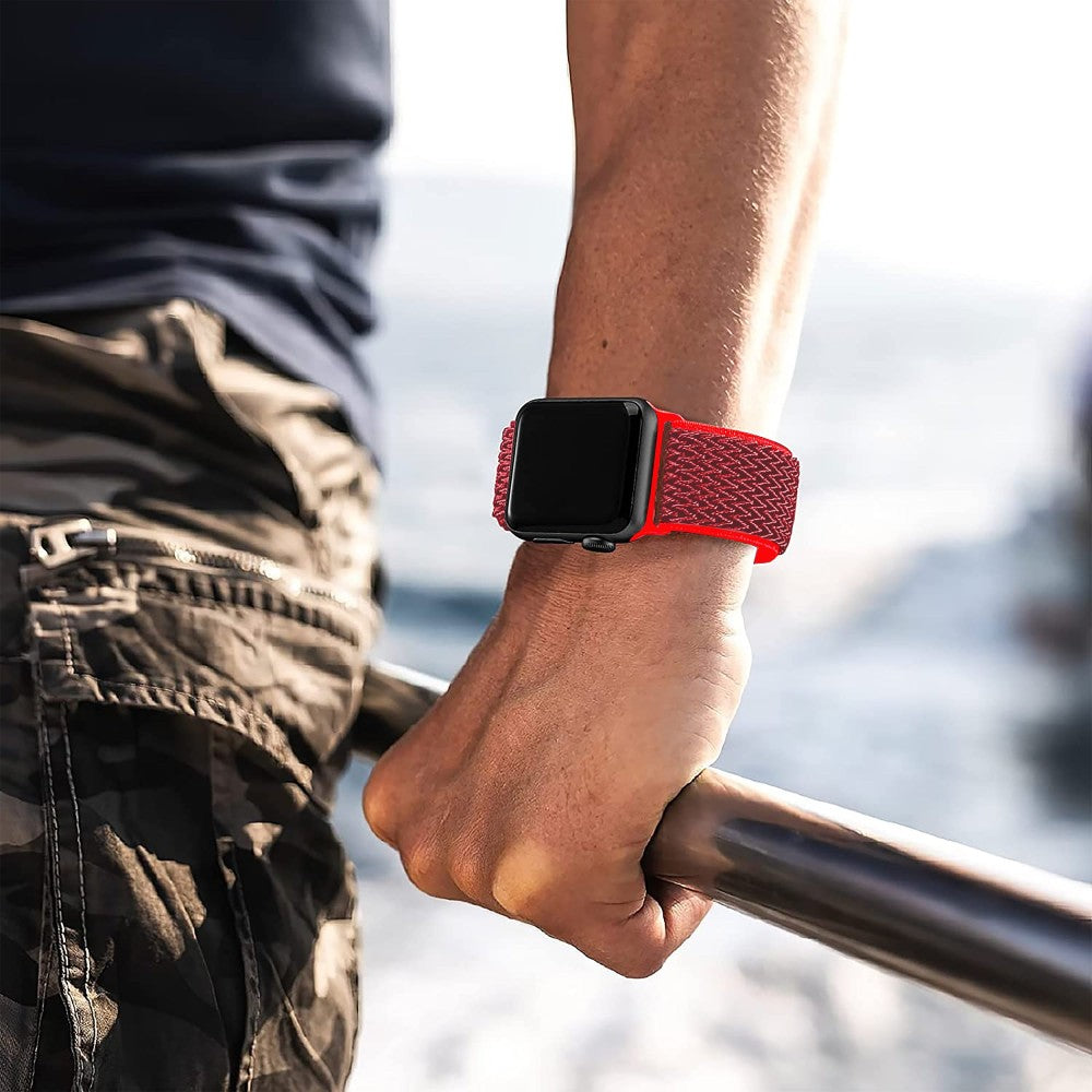 Curea Nylon Classic - Apple Watch 1/2/3/4/5/6/7/8/9/SE/Ultra 1/Ultra 2 - 42/44/45/49 MM - Hibiscus